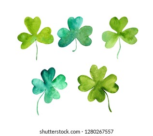 1,537 Watercolor four leaf clover Images, Stock Photos & Vectors ...