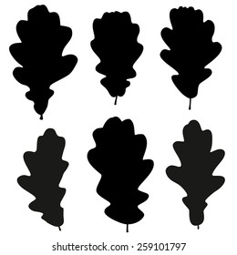 Oak Leaf Silhouette Images Stock Photos Vectors Shutterstock