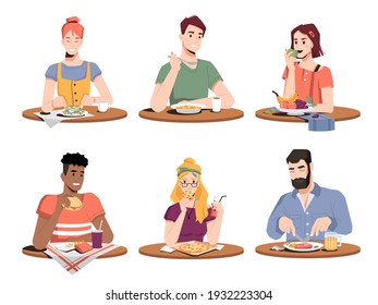 肉を食べる女性 のイラスト素材 画像 ベクター画像 Shutterstock