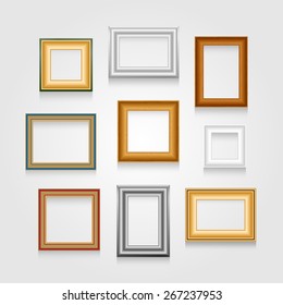 Frame Vector Photo Picture Art On Stock Vector (Royalty Free) 117861697 ...