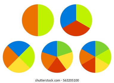 2 Color Pie Chart Stock Illustrations, Images & Vectors | Shutterstock