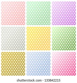 Polka Dots Round Circle Art Mural Adesivi Murali Fai Da Te - Foto 7