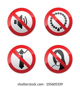 1,072 No jewelry sign Images, Stock Photos & Vectors | Shutterstock