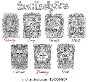7 deadly sins symbols lust