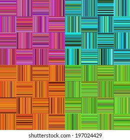 Set Striped Seamless Texture Form Square Stock Illustration 197024429 ...