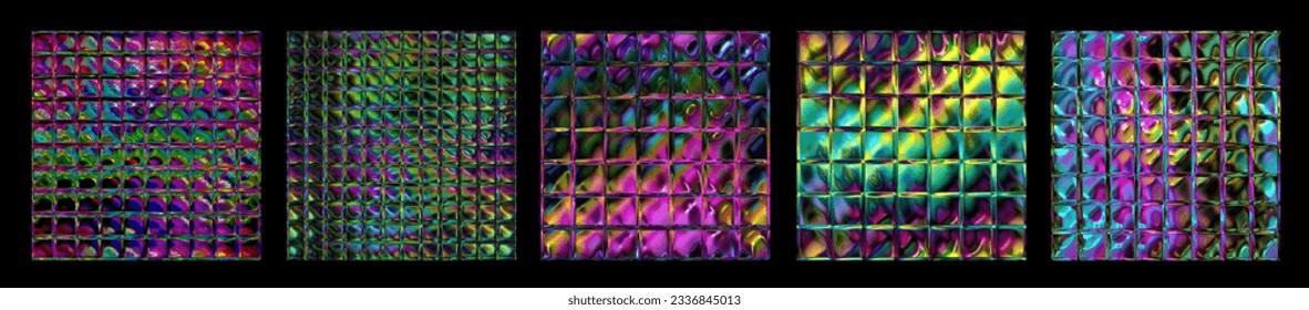 iridescent background material tiled