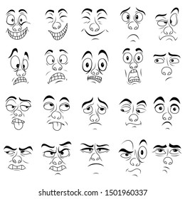 156,844 Cartoon Face Outline Images, Stock Photos & Vectors | Shutterstock