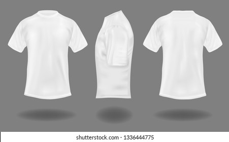 Blank Collared Shirt Mock Template Front Stock Photo (Edit Now) 1287554263