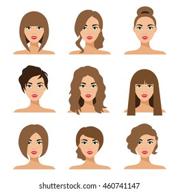 Similar Images, Stock Photos & Vectors of Facial expressions of woman ...