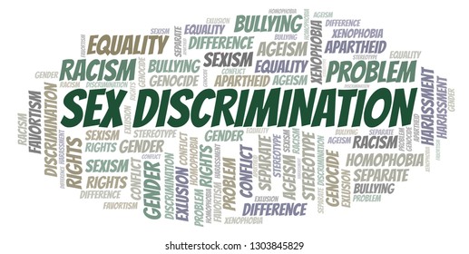 Sex Discrimination Type Discrimination Word Cloud Stock Illustration 1303845829 Shutterstock 3860