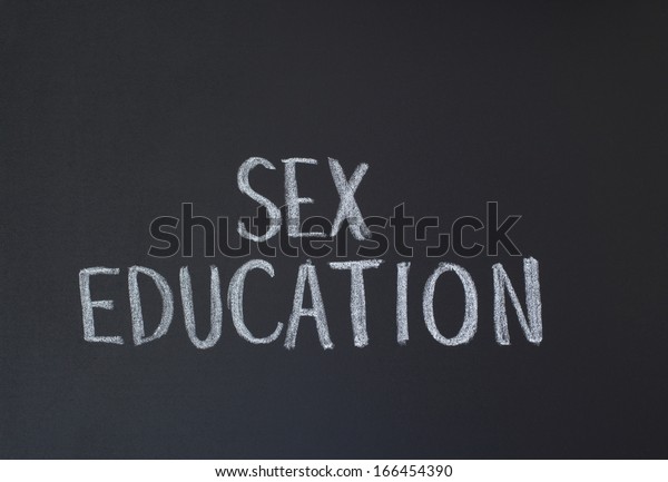 Sex Education Word On Blackboard Stock Illustration 166454390 8509