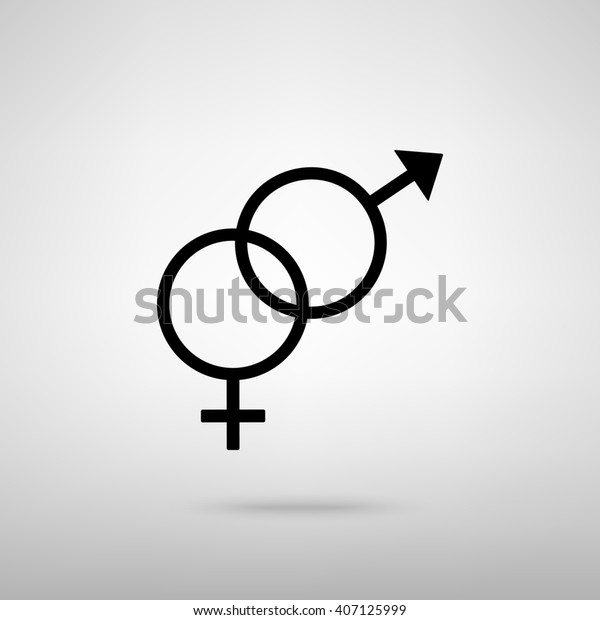 Sex Symbol Sign Stock Illustration 407125999