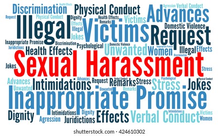 Sexual Harassment Word Cloud Concept