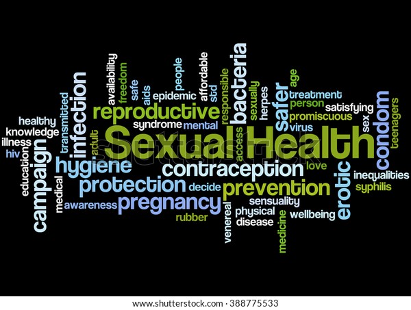 Sexual Health Word Cloud Concept On Stock Illustration 388775533 8349