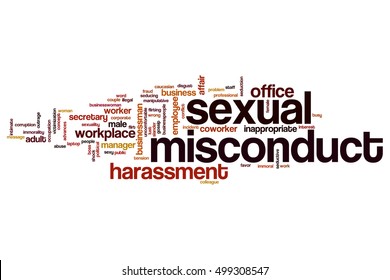 Sexual Misconduct Word Cloud Concept