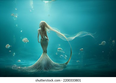 beautiful mermaid wallpaper