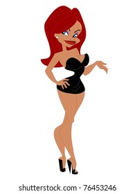 Sexy Cartoon Woman