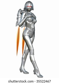 Sexy Cyborg Stock Illustration 35522467 | Shutterstock
