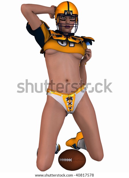 Sexy Football Player Stock Illustration Shutterstock