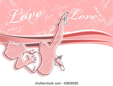 Sexy Lady Posing Stock Illustration 43858585 | Shutterstock
