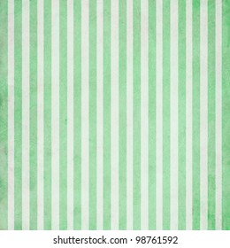 Shabby Textile Background With Colorful Green And White Stripes