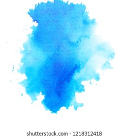 Shades Blue Watercolorimage Stock Illustration 1218312418 | Shutterstock