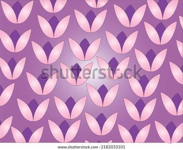 shades of purple floral gradient