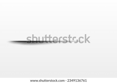 Shadow effect. Realistic blurred edges shadow of isolated template. Rectangular val drop shadow for any objects