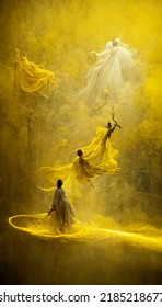 A Shakespeare Stage, Yellow Mist Atmospheric