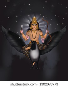 Shani refers to the planet Saturn, and is one of the nine heavenly objects known as Navagraha in Hindu astrology. 