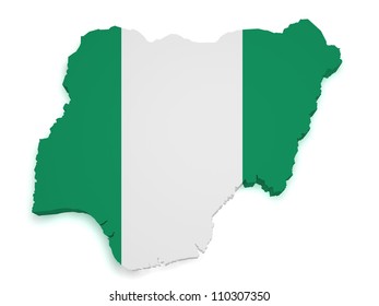 Nigeria Nigerian Map ภาพ ภาพสต็อก และเวกเตอร์ | Shutterstock