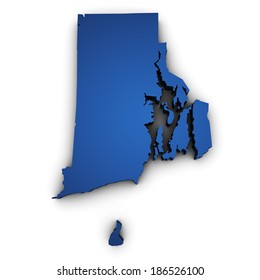 Shape 3d Rhode Island State Map Stock Illustration 186526100 | Shutterstock