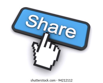 Share Button Stock Illustration 94212112 | Shutterstock