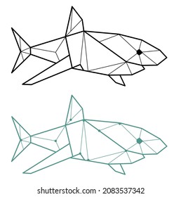 Polygon Shark Images Stock Photos Vectors Shutterstock