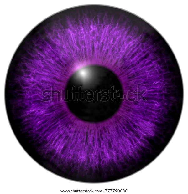 Sharp colourful eye texture