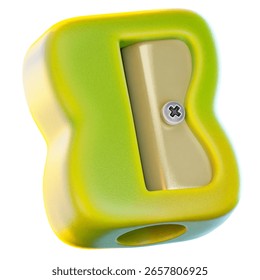 sharpener 3d render icon, Back To School illustration
