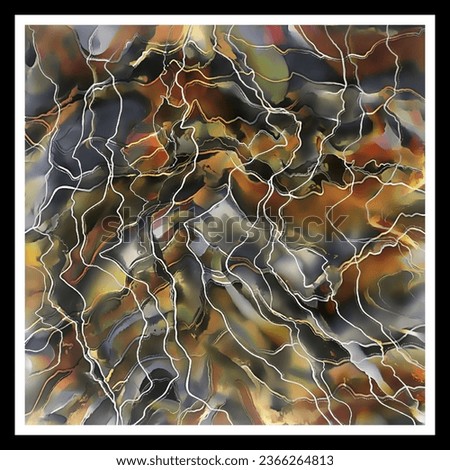 Shawl Scarf Pattern Graphic Design.scarf design with abstract flower pattern 
 Foto d'archivio © 