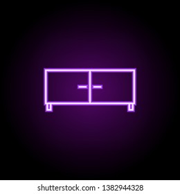 a shelf neon icon