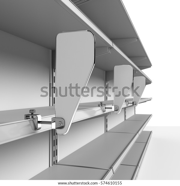 Download Shelf Shelfstoppers Flags Wobbler Perspective 3d Stock Illustration 574610155