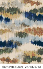 Shibori and Tie dye creative pattern on white canvas in high resolution