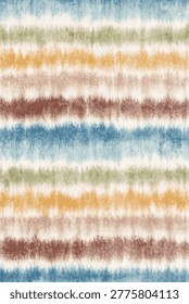 Shibori and Tie dye creative pattern on white canvas in high resolution
