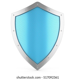 Shield Icon. Isolated On White Background. 3d Render