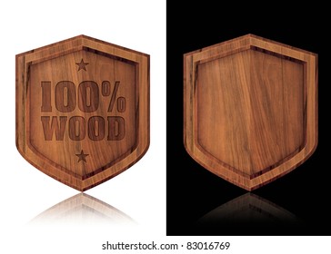 Shield Made Of Wood