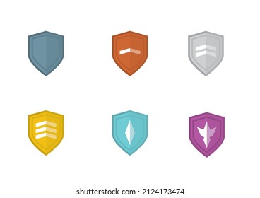 Shield Shape Rank Tier Icon