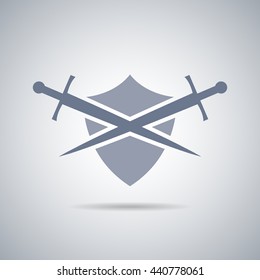 Shield Sword Background Stock Illustration 440778061 | Shutterstock