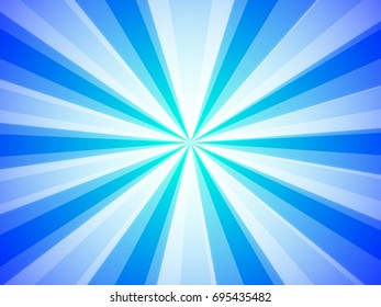 shine of blue beam
