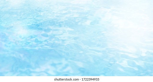 Shining blue water surface texture. Illustration is themed around sea water.