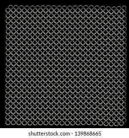 Shining Chainmail Texture Close Up Image