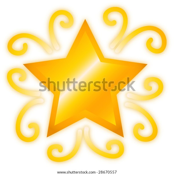 Shining Star Stock Illustration 28670557