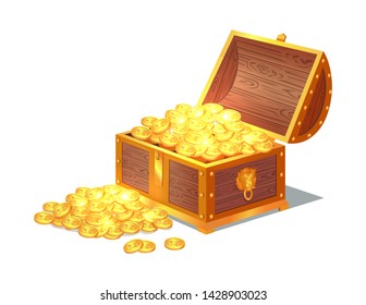 Shiny Gold Ancient Coins Old Open Stock Illustration 1428903023 ...